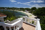 View of West End from Beach Front Villa